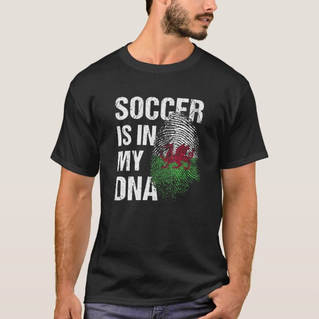 T-shirt Wales Soccer Welsh Football Cymru Futbol 1 (Devant)
