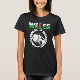 T-shirt Wales Table Tennis Welsh Ping Pong Team Support