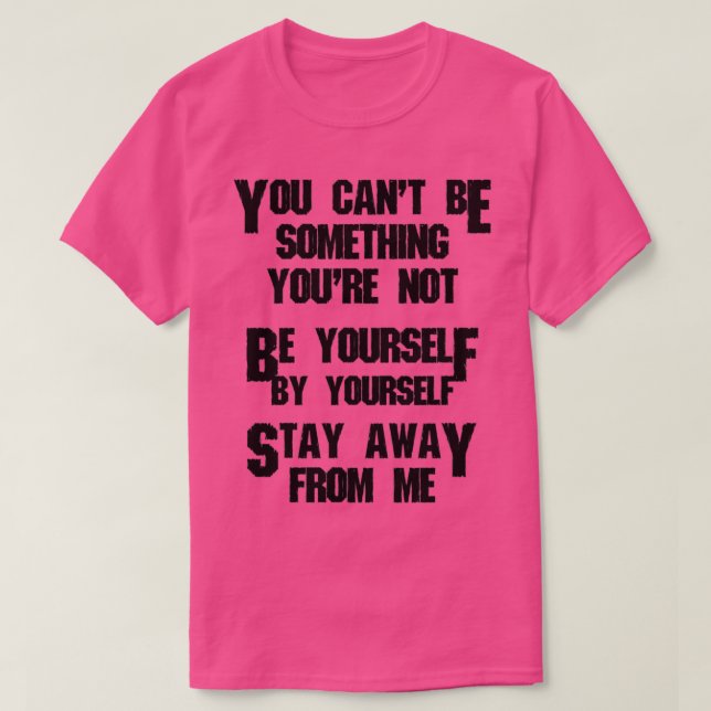 T-shirt Walk Lyric Black (Design devant)