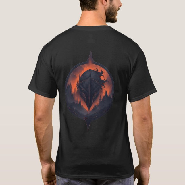 T-shirt Walk Through Fire – 24 Hard Lines Warrior Shirt (Dos)