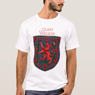T-shirt Walker Tartan Scottish Plaid Lion Rampant