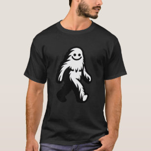 T-shirt Walking Bigfoot - Sasquatch souriant Drôle Cryptid