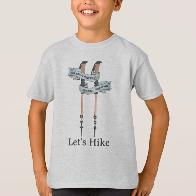 T-shirt walking is the best medic Hippocrates hiking pulse (Devant)