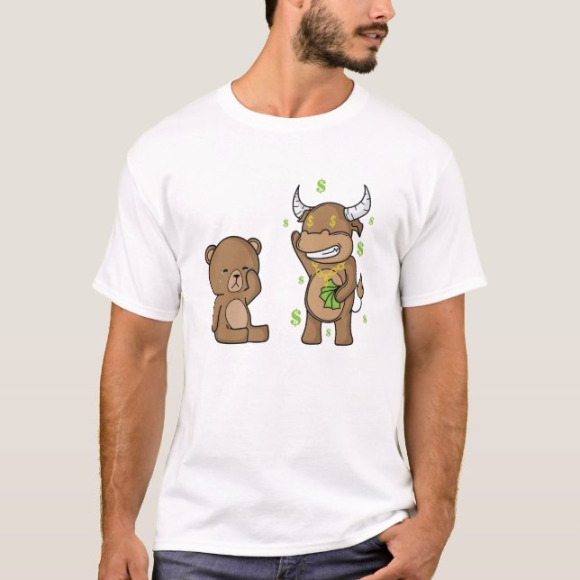 T-shirt Wall St Bet contre Shortseller Manager de fonds sp (Devant)