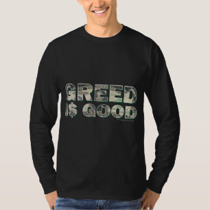 T-shirt Wall Street/ La cupidité est bonne