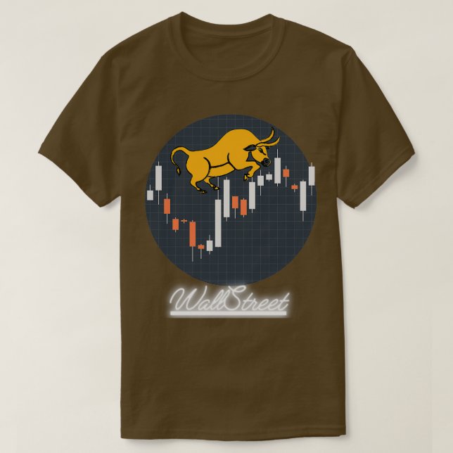 T-shirt Wall Street paris Bull (Design devant)
