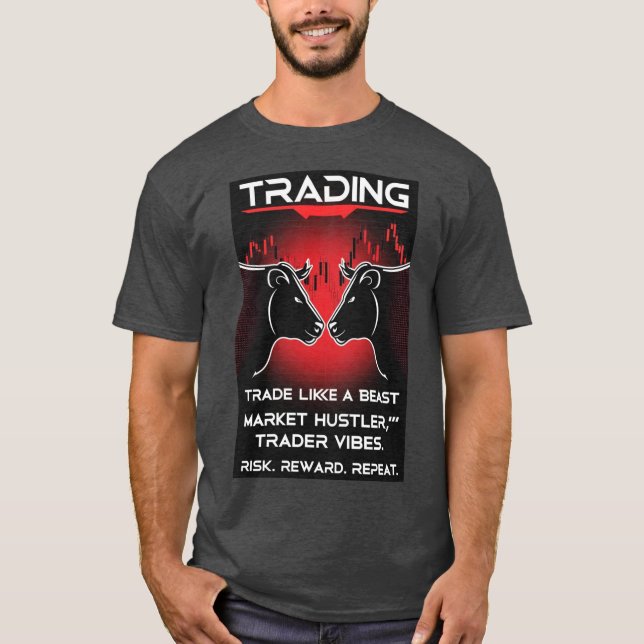 T-shirt Wall Street Savage - Mode Hustle activé (Devant)