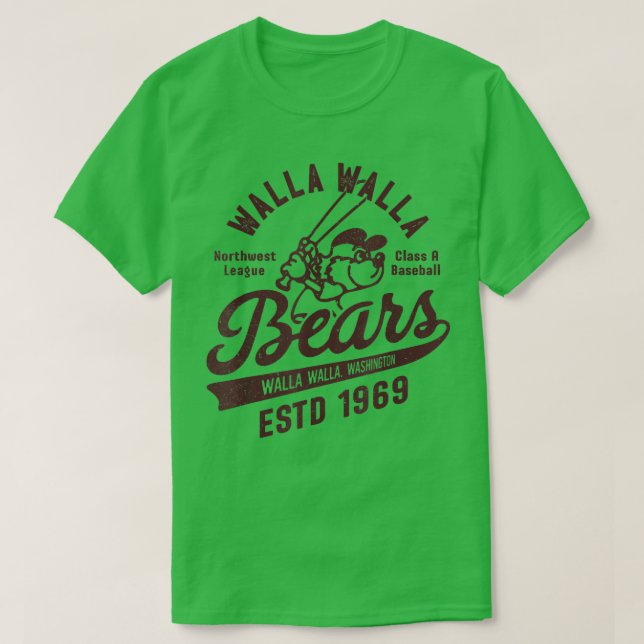 T-shirt Walla Walla Bear Estd 1969 (Design devant)