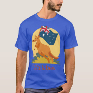 T-shirt Wallabies Rugby australie équipe de sport amis rét