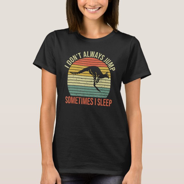 T-shirt Wallaby Kangaroo Citation Pour Wallaby Kangaroo (Devant)