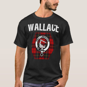 T-shirt Wallace Clan Scottish Nom Armoiries Tartan