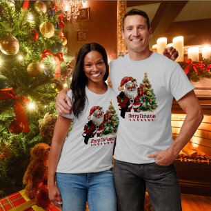 T-shirt Wallace Scottie Chien Noël Personnalisé