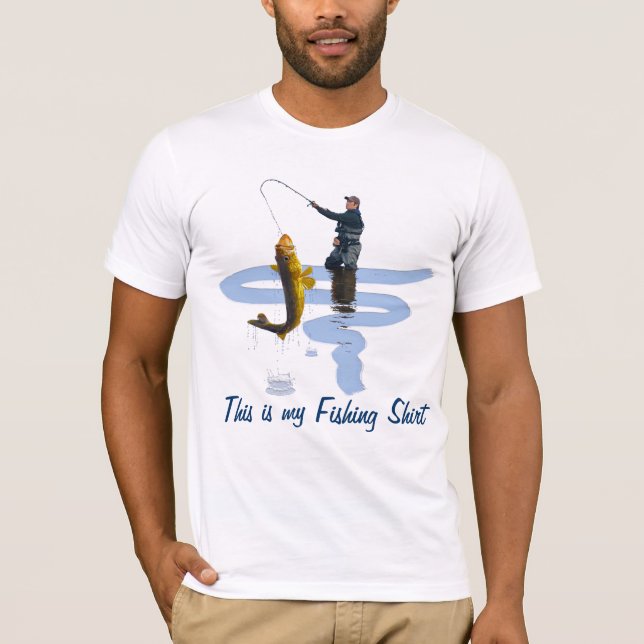 T-shirt Walleye Fishing, Chemise sportive du pêcheur en pl (Devant)