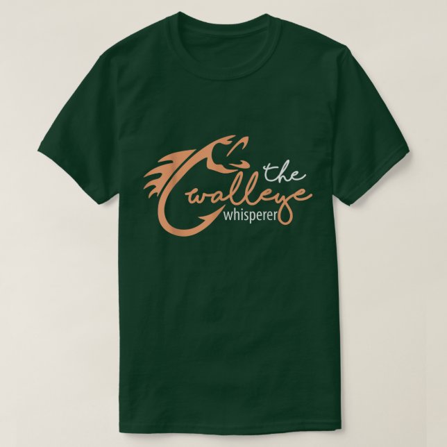 T-shirt Walleye Whisperer Funny Fishing Walleye Tee (Design devant)