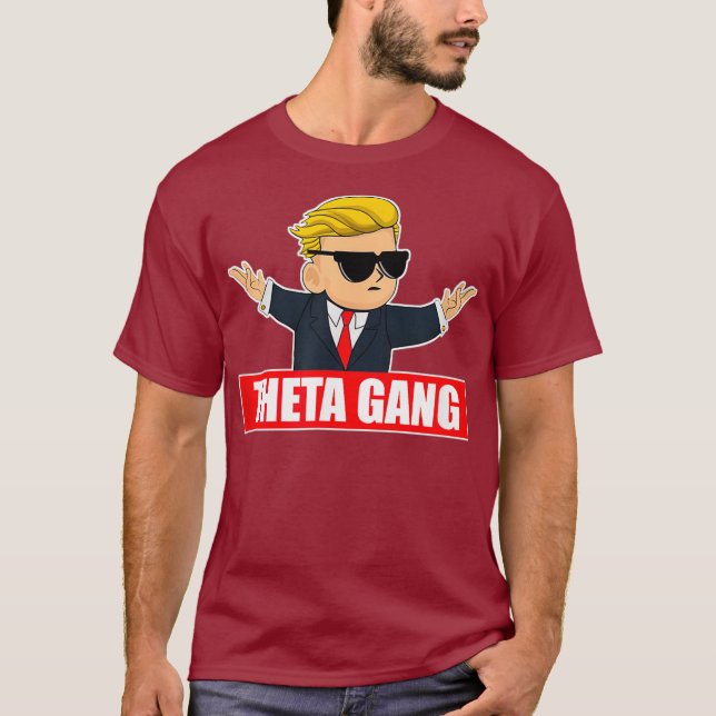 T-shirt Wallstreetbets Theta Gang - WSB Stock Market (Devant)
