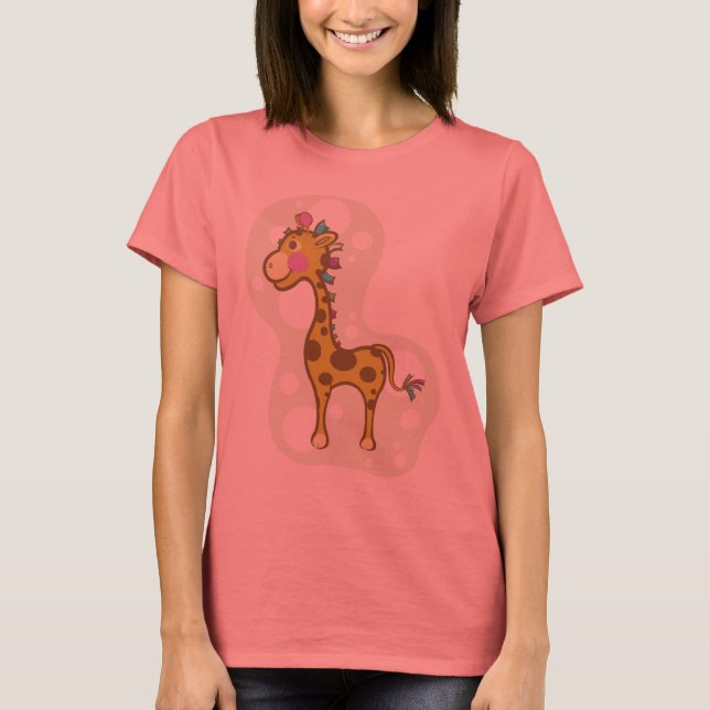 T-shirt Wally le personnage de la Giraffe (Devant)