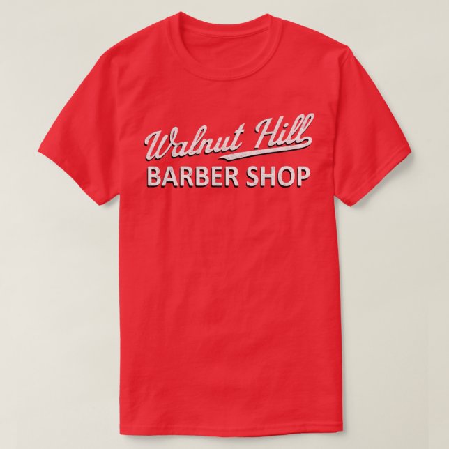 T-shirt Walnut Hill Barber Shop (Design devant)