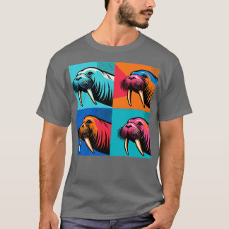 T-shirt Walrus Art tendance Marine Life