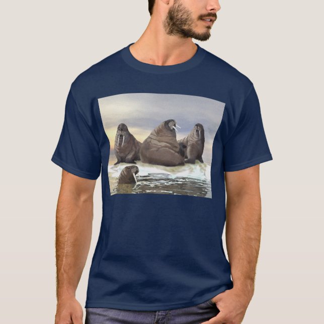 T-shirt Walrus - Quatre frères (Devant)