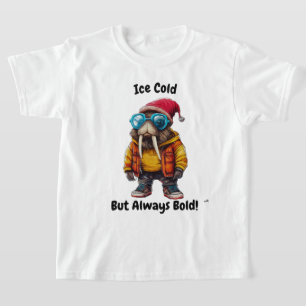 T-shirt Walrus urbain avec style de rue en hiver
