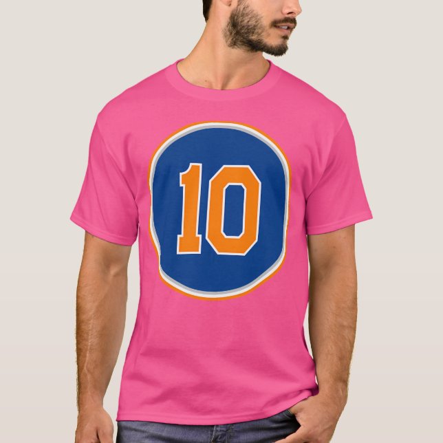 T-shirt Walt Frazier Numéro 10 Jersey New York Knicks Insp (Devant)