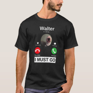 T-shirt Walter Dog appelle Bull Terrier Humour animal M