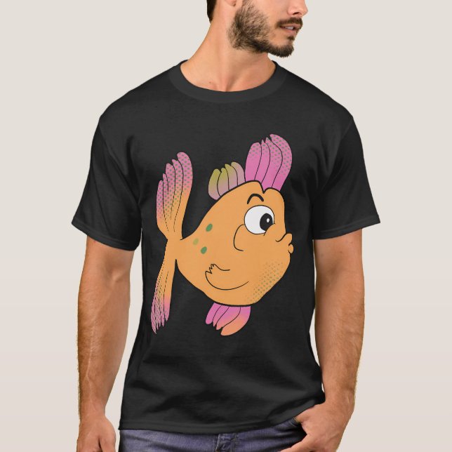 T-shirt Walter le Poisson Tropical (Devant)