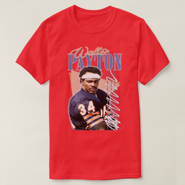 T-shirt Walter Payton 80s esthétique rétro (Design devant)