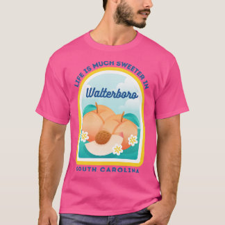 T-shirt Walterboro South olina SC Peach Tourist Souvenir