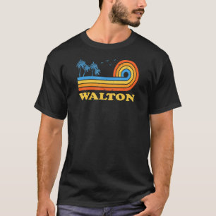T-shirt Walton Florida Summer Fl Tropical Us Villes Floral