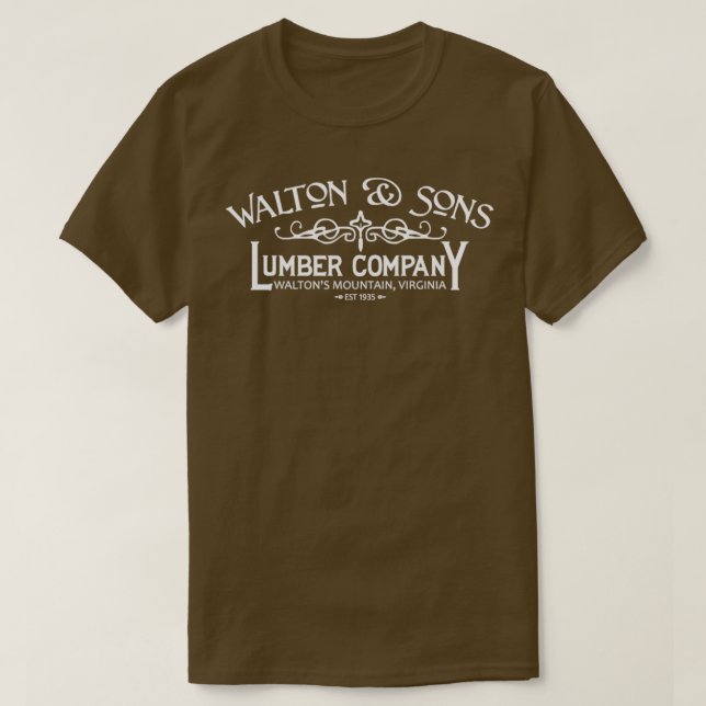 T-shirt Walton Sons Lumber Company (Design devant)