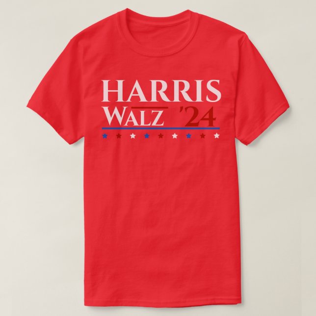 T-shirt Walz2024 Election Kamala TimWalz (Design devant)