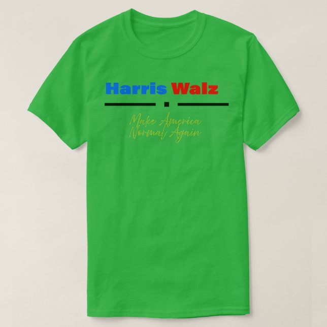 T-shirt Walz 2024 - Normal (Design devant)