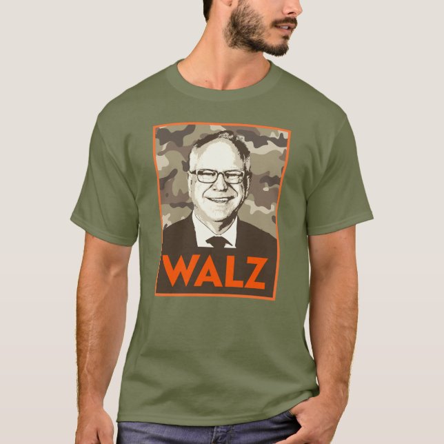 T-shirt WALZ Hope au Camouflage (Devant)