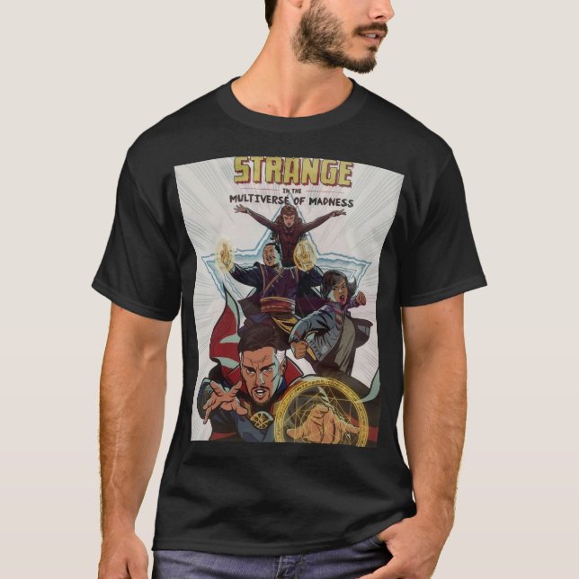 T-shirt Wanda et le docteur Strange dans le multivers de M (Devant)