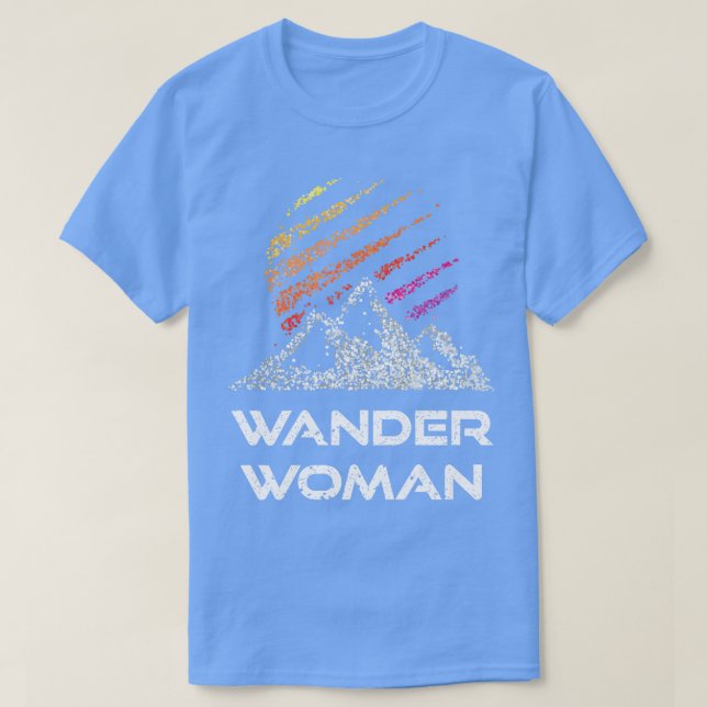 T-shirt Wander Femme Randonnée de l'alpinisme Escalade Mou (Design devant)