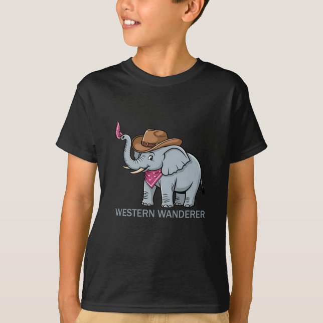 T-shirt Wanderer occidental (Devant)