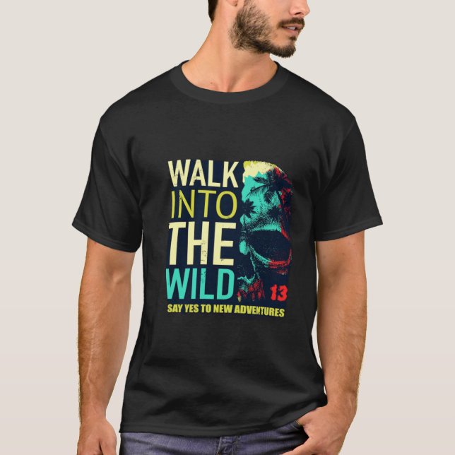 T-shirt Wanderer sauvage (Devant)