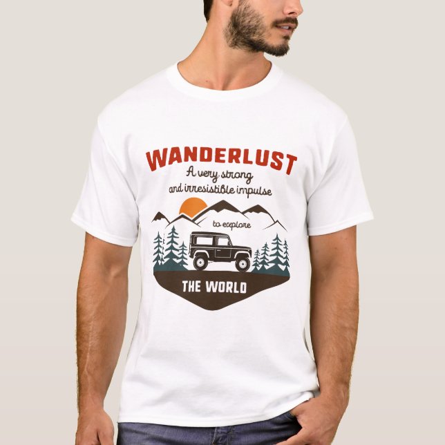T-shirt Wanderlust (Devant)