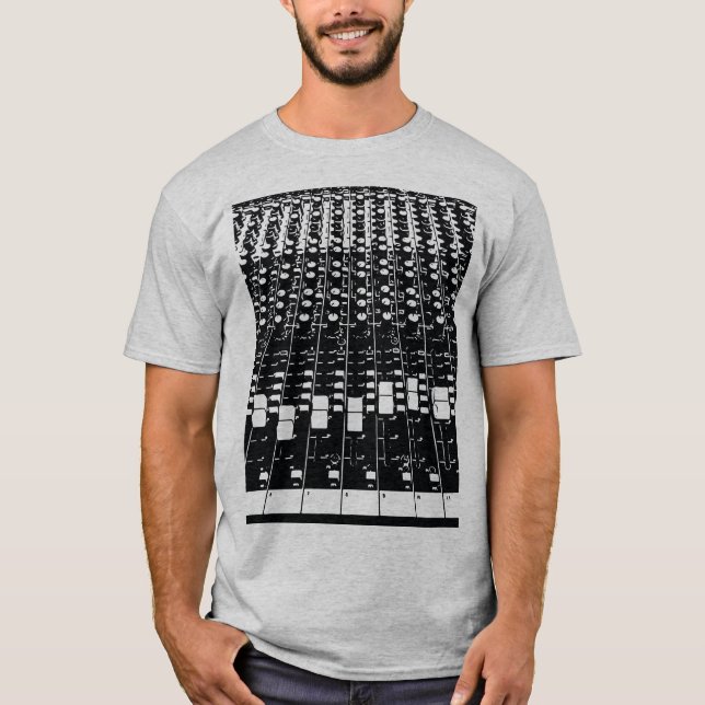 T-shirt Wanderlust Sound Mix Board EDM Hipster Festival (Devant)