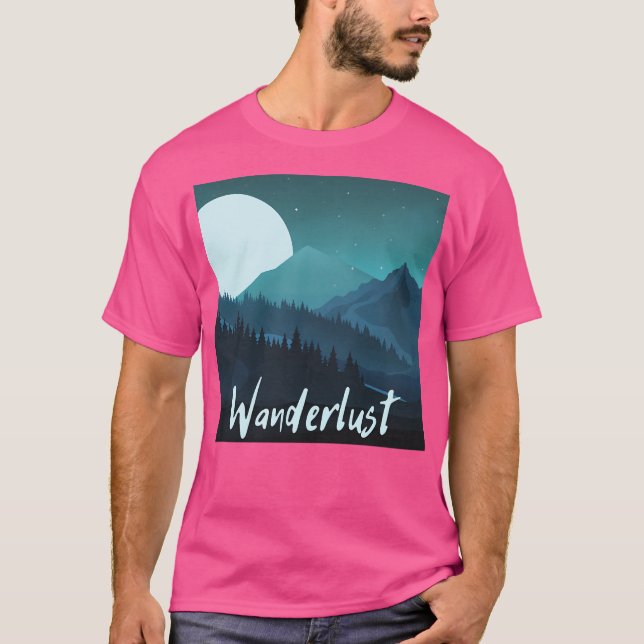 T-shirt Wanderlust - Voyage (Devant)