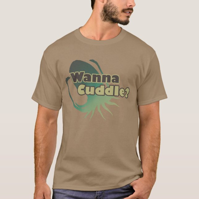 T-shirt Wanna Cuddle Cuttfish (Devant)
