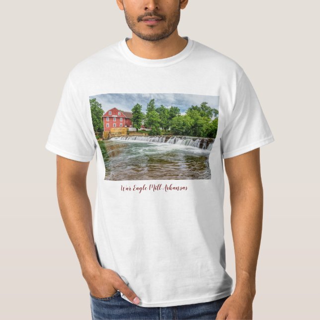 T-shirt War Eagle Mill et Waterfall (Devant)