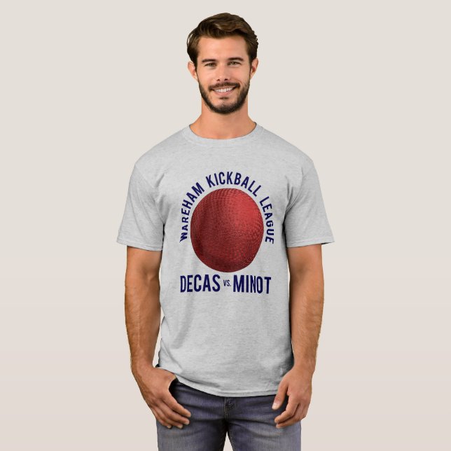 T-shirt Wareham Kickball League Tee (Devant entier)