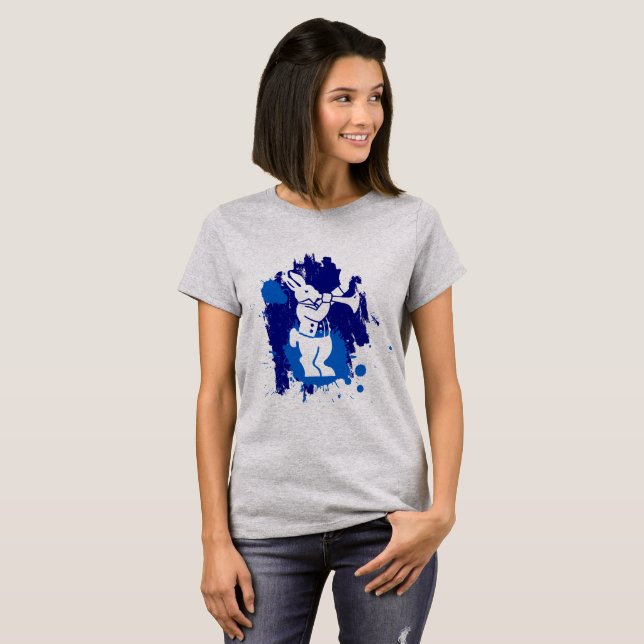 T-shirt Wareham White Rabbit Dames Tee (Devant entier)