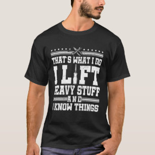 T-shirt Warehouse Clerk Forclift Opérateur Lift Truck Fork