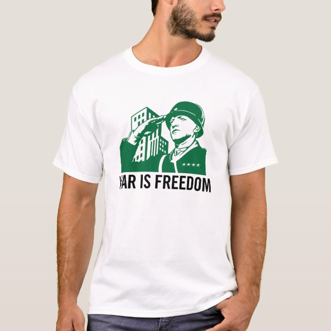 T-shirt warisfreedom-black6 (Devant)