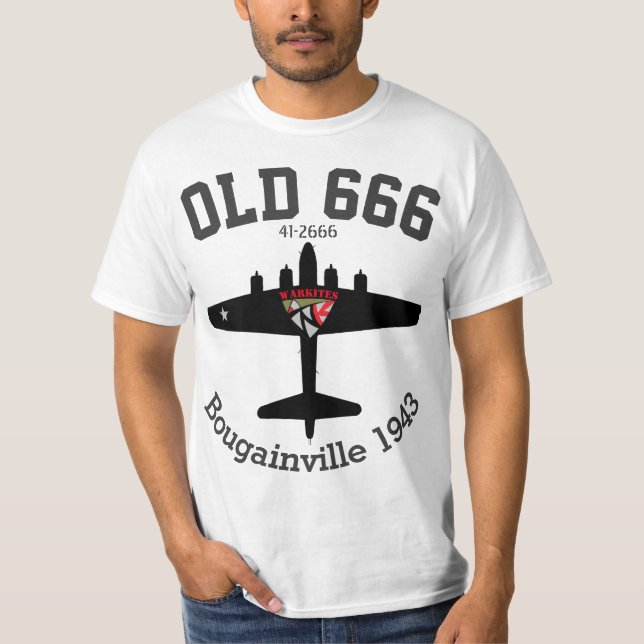 T-shirt Warkites B-17 vieux 666 (Devant)