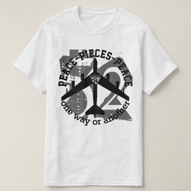 T-shirt Warkites B-52 Peace (Design devant)