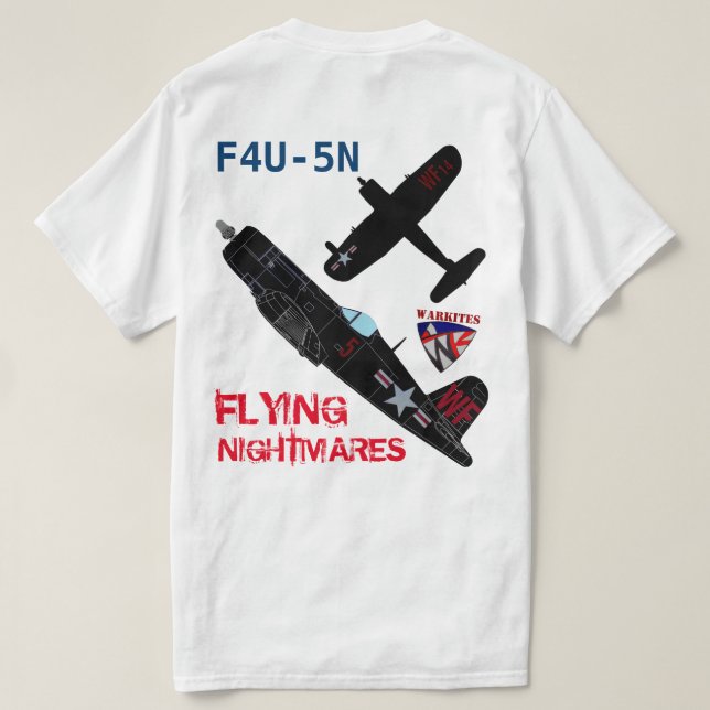 T-shirt Warkites F4u-5 Corsair (Design dos)